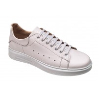Pantofi barbati casual din piele naturala - Model Alb A2